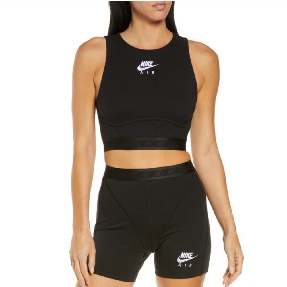 Women's Nike Air Black Ribbed Tank NWT Sz XS